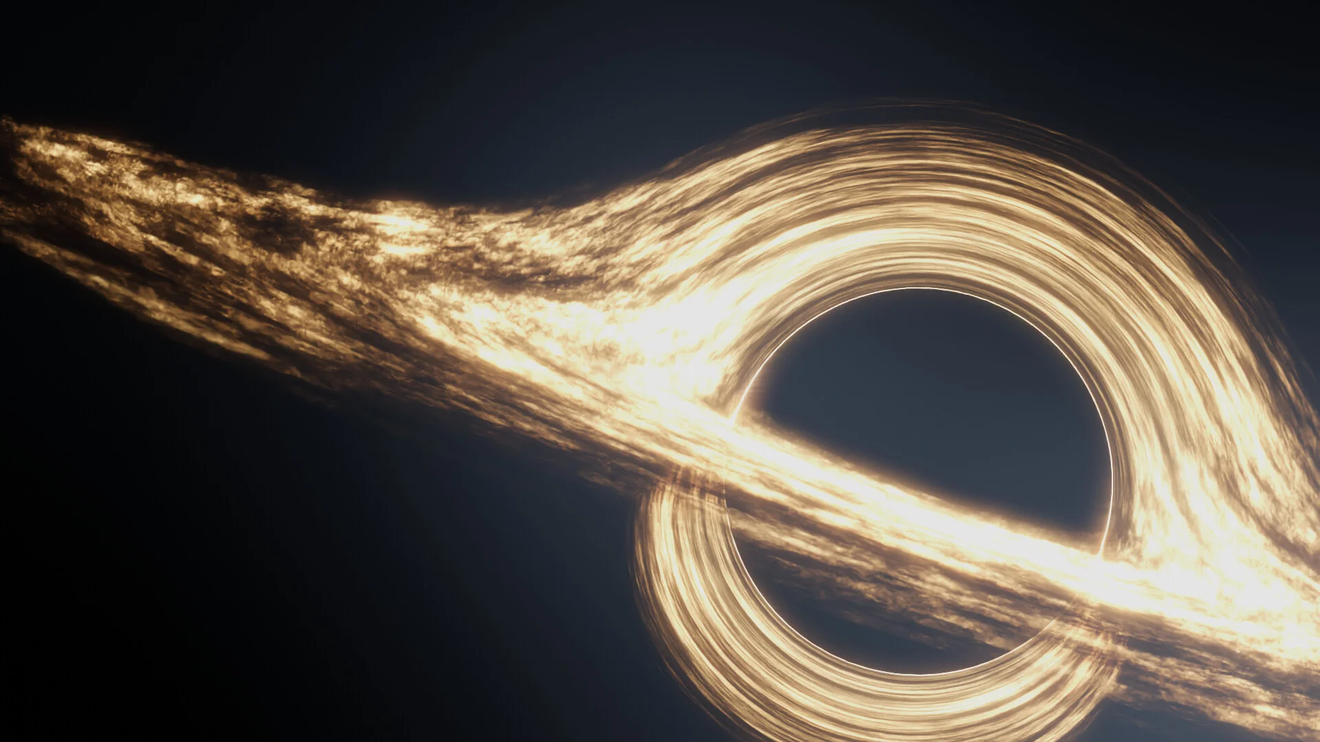 A Realistic Blackhole 3D Art